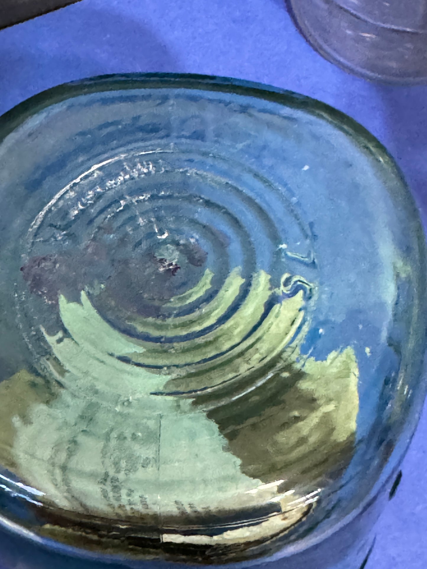 New Bicentennial Salute Ball Pint Jar Wire Lid Teal Glass - Vintage