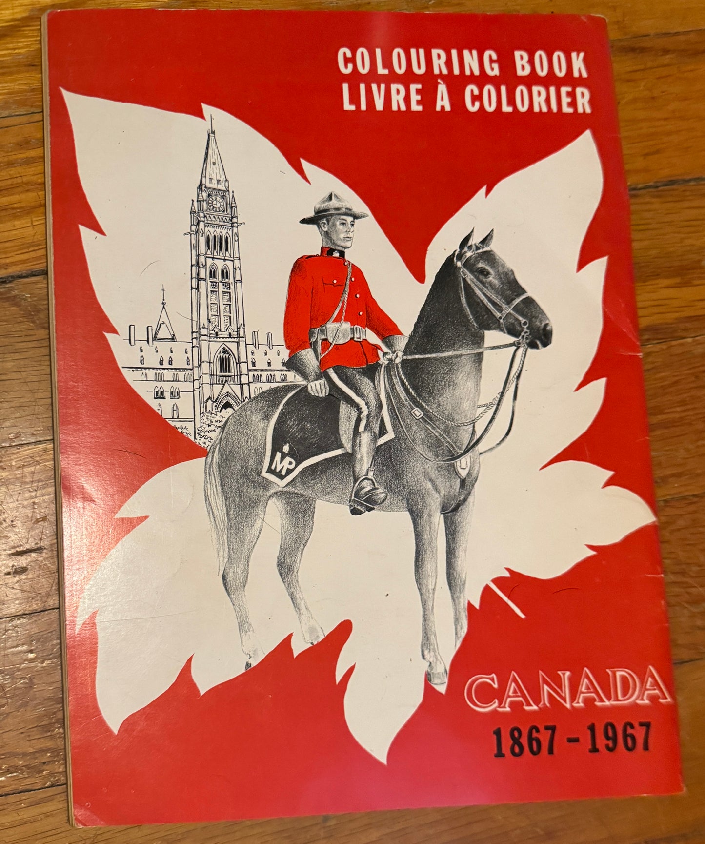 Canada 1867-1967 Colouring Book Unused 1966