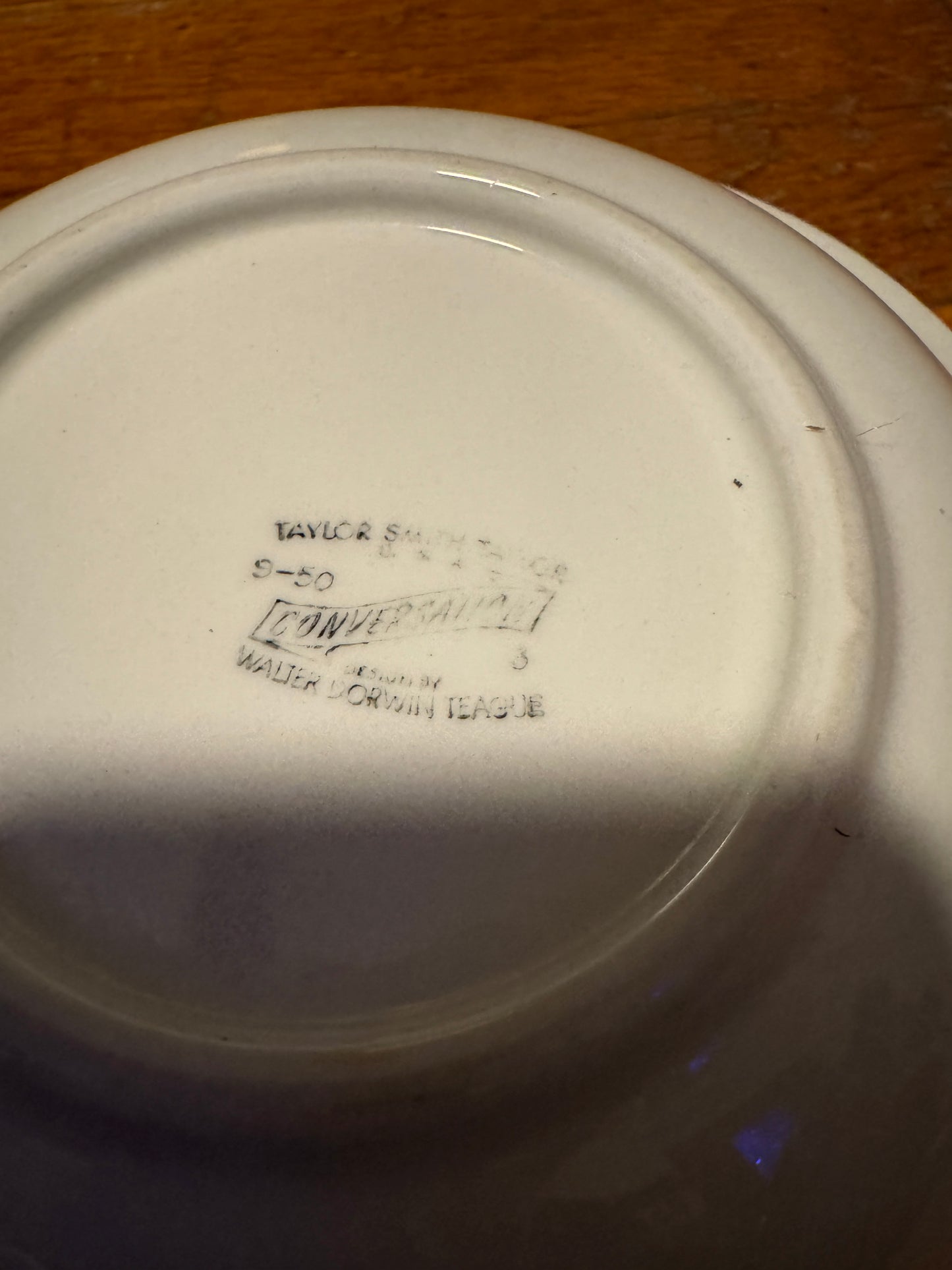 Cereal Bowl Colonial Woman in Kitchen