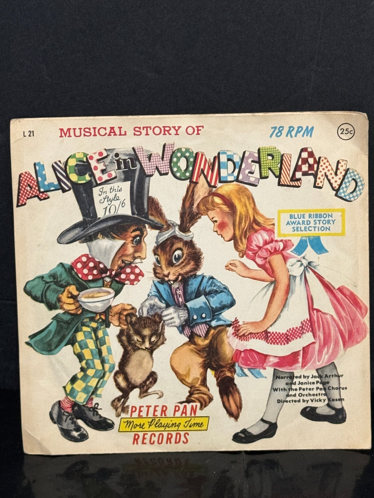 Peter Pan 45 RPM Children's Records Your Choice 7" Vinyl Play Tested