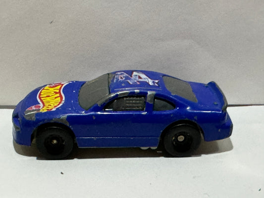 Hot Wheels 1999 Blue #44 Race Car Made For McDonald's By Mattel – USED Vintage