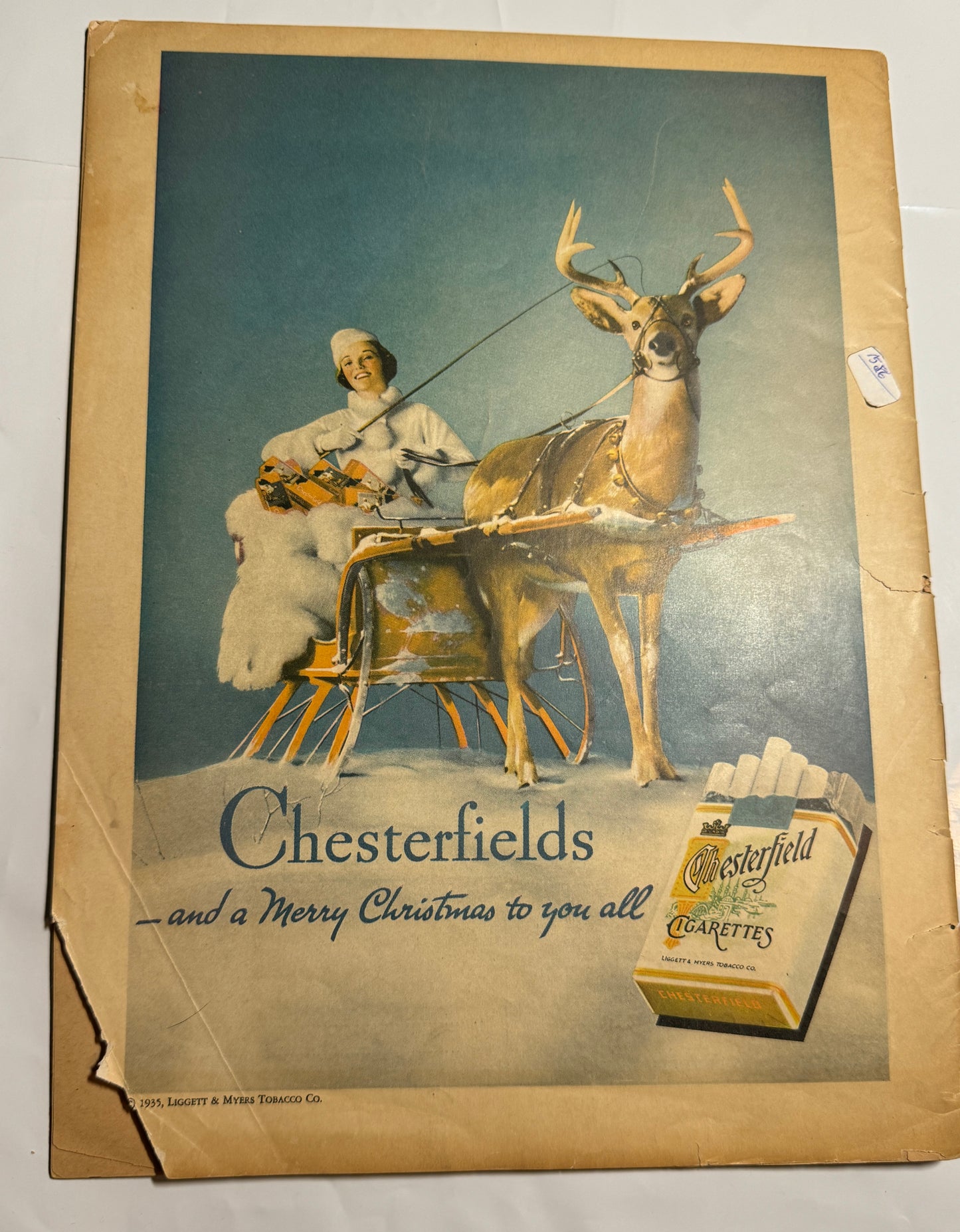 Shirley Temple Christmas Cover & Story-Pulp Fiction Liberty 12/28/1935