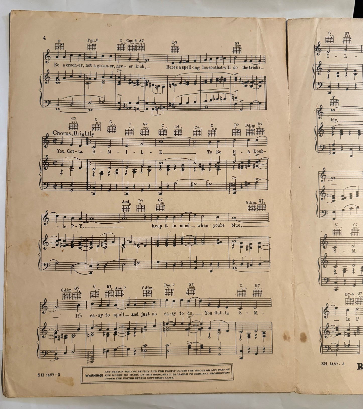 Shirley Temple - Stowaway "Goodnight my Love" Sheet Music 1936