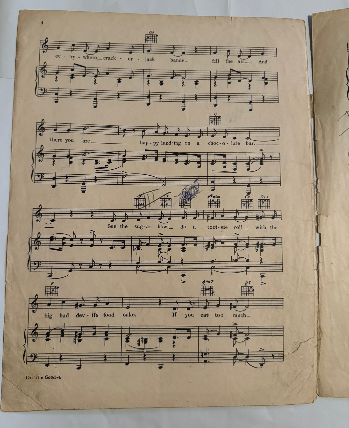 On The Good Ship Lollipop from Fox Picture Bright Eyes - Sheet Music