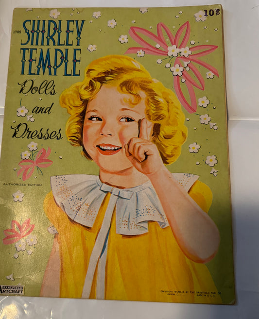 Shirley Temple Paper Dolls & Dresses, #1727 Vintage