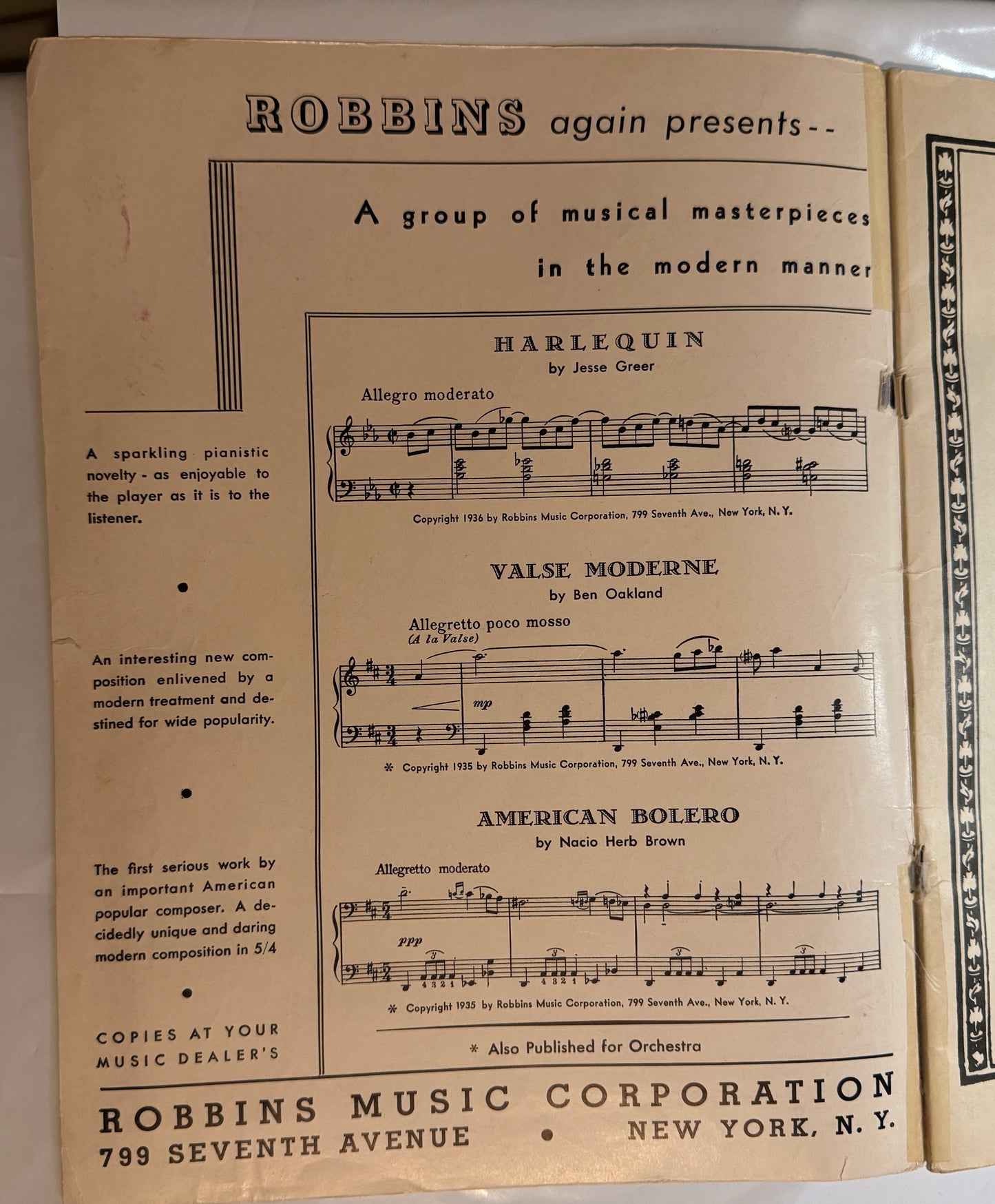 Hollywood Dance Folio #16 1936 VG+ 4.5 Shirley Temple 64pg 15 Songs Sheet Music