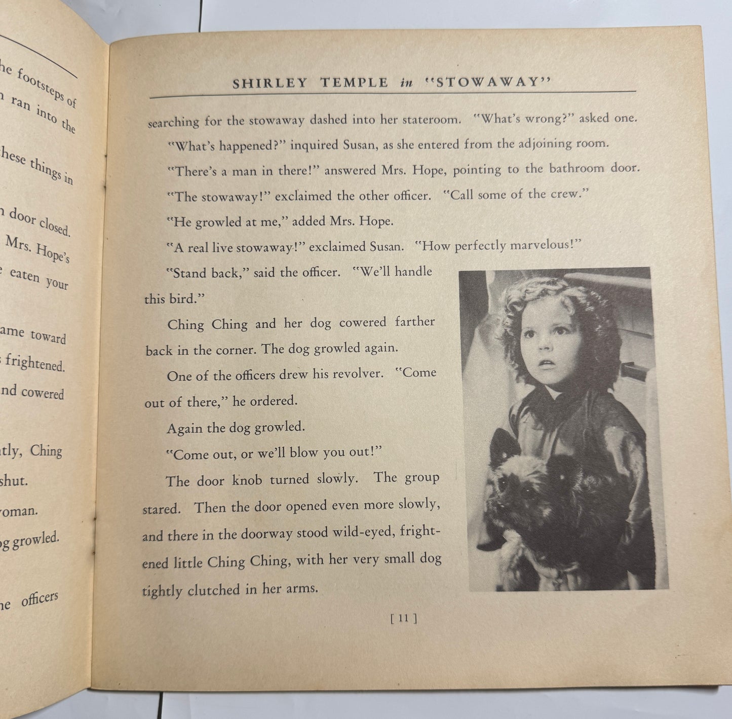 Shirley Temple in "Stowaway" Softcover Vintage 1937