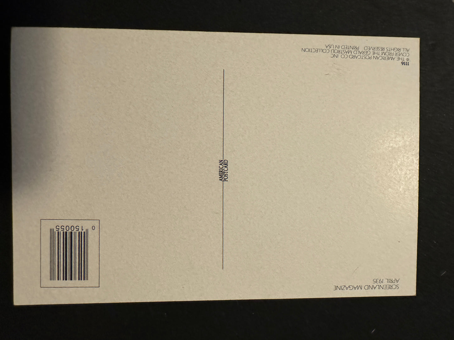 Postcard Shirley Temple Screenland Magazine 1935 Modern Card