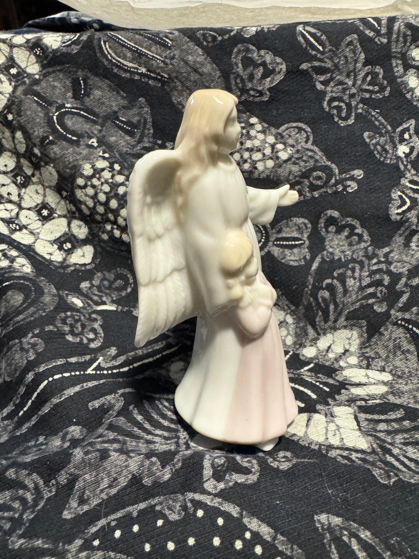 Porcelain Angle with Little Girl Vintage