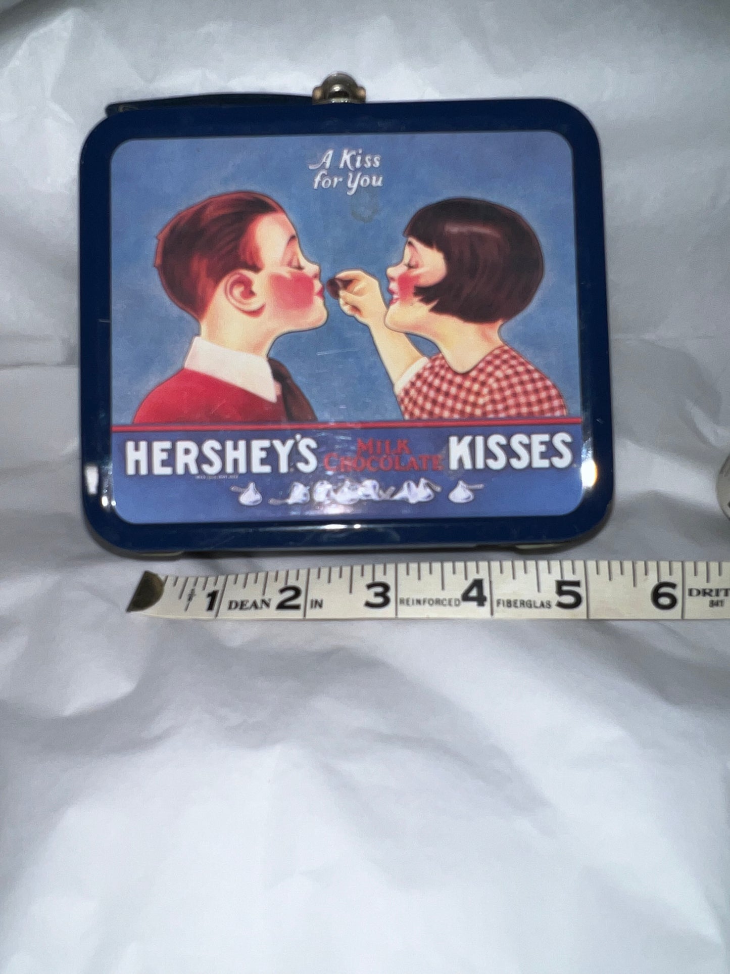 Hershey's "A Kiss For You" Tin Lunch Box - Vintage