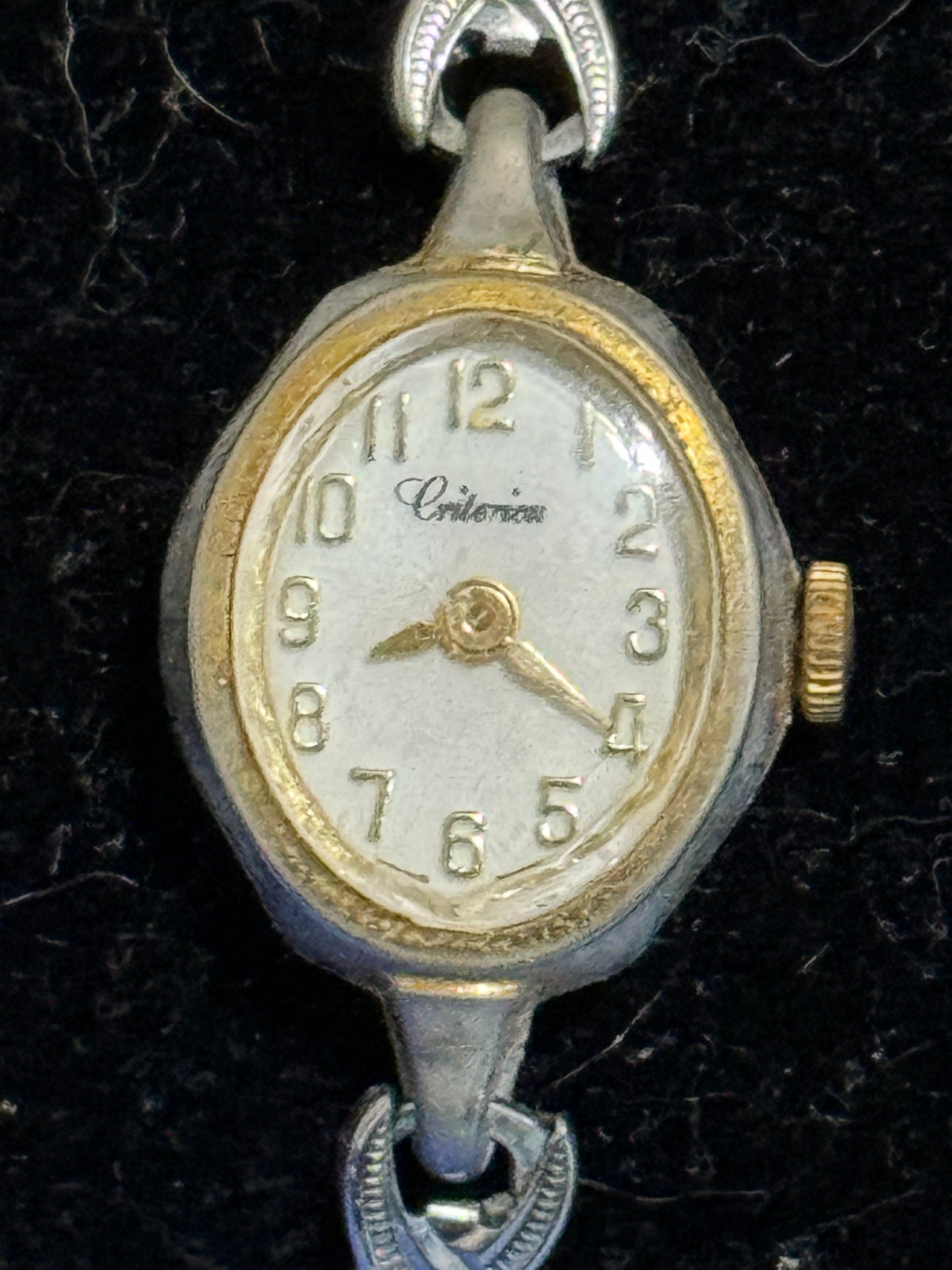 Criterion Gold and Silver Ladies Wrist Watch Swiss Made 2001/4 - Vintage