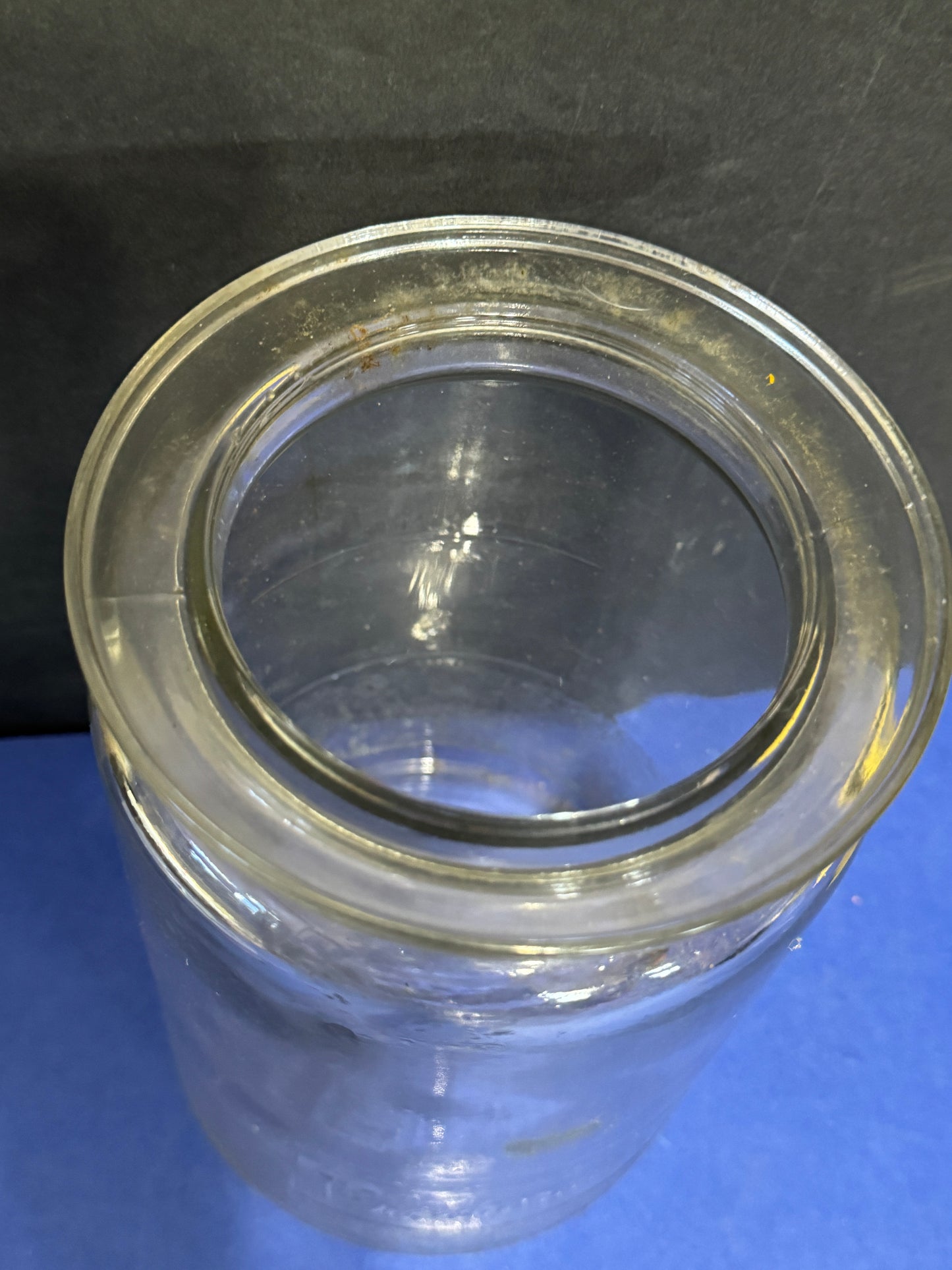 Silex Fresherator Heavy Glass Refrigerator Jar Canister No 3860 - VINTAGE