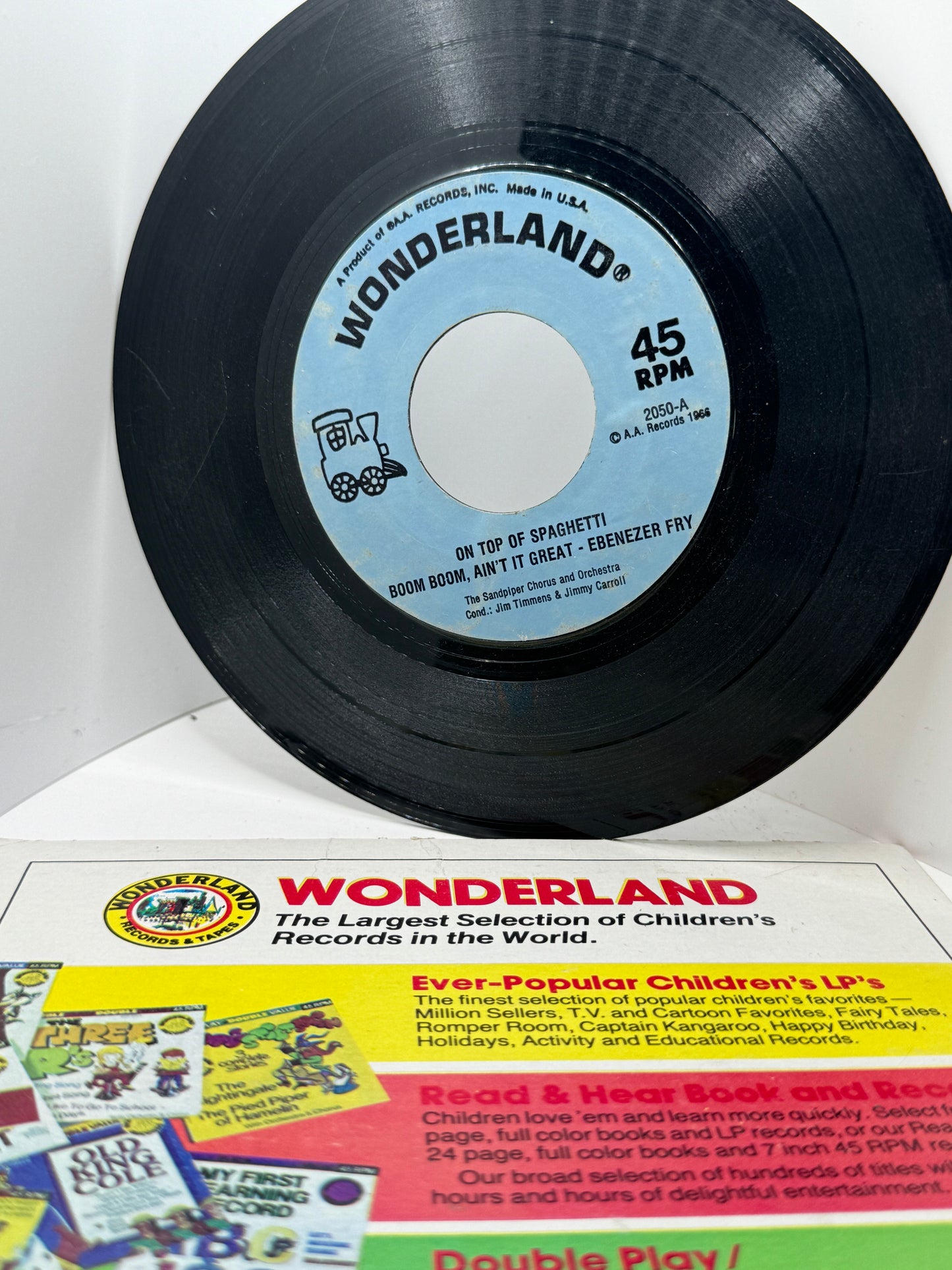 Children's Records 45 RPM Your Choice 7" Vinyl Play Tested