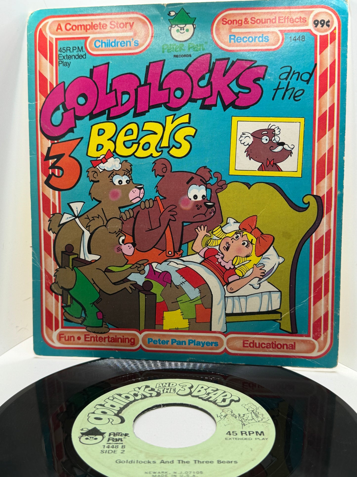 Children's Records 45 RPM Your Choice 7" Vinyl Play Tested