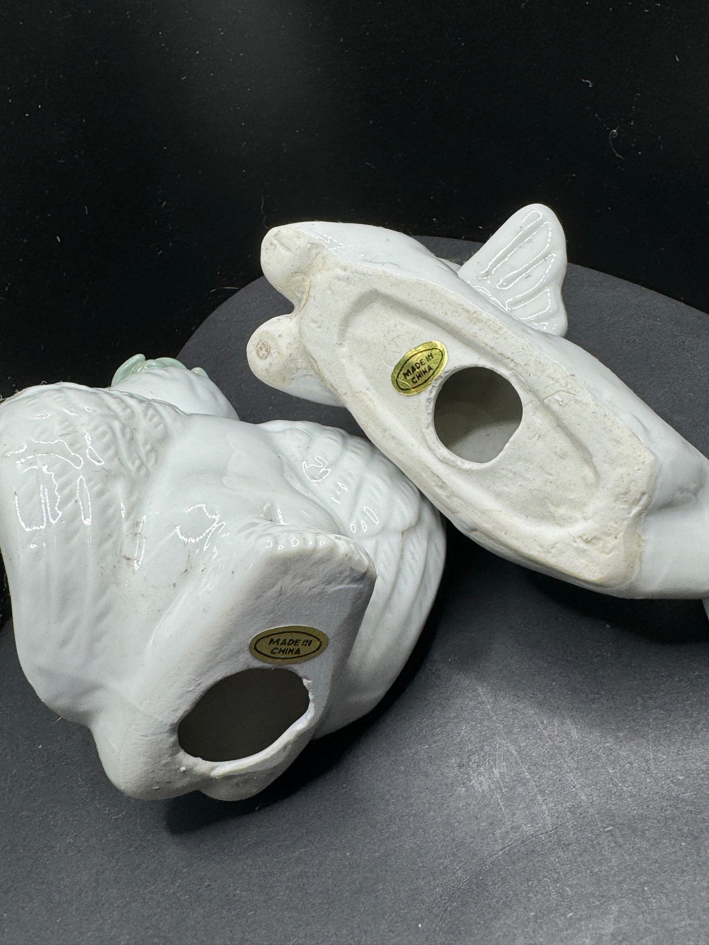 Cherub White Porcelain (set of 2) - Vintage