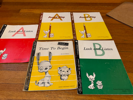 Look and Listen Piano Books 5 Books 1955