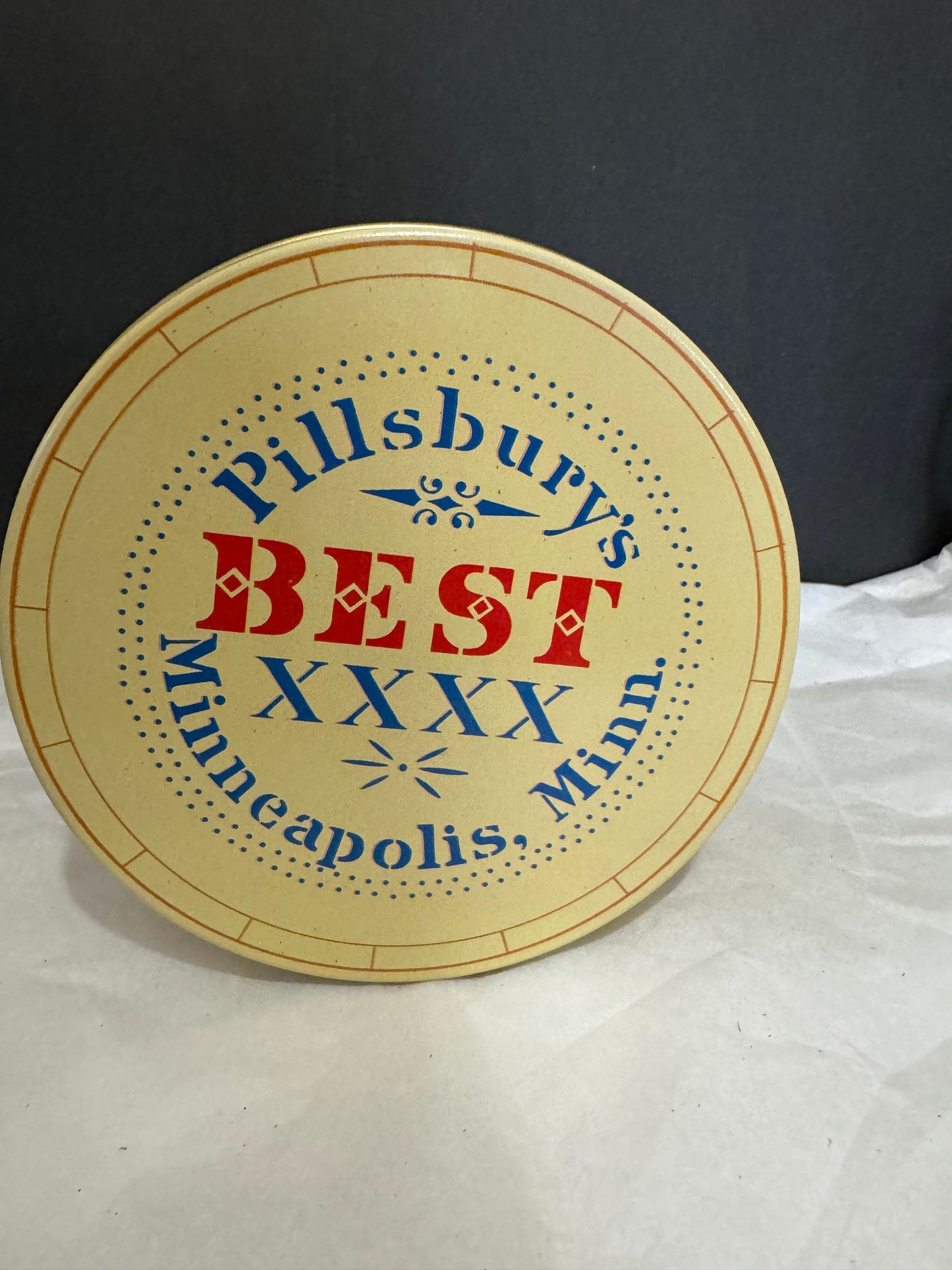 Pillsbury Best Tin Heritage Canister 1982 NEW VINTAGE