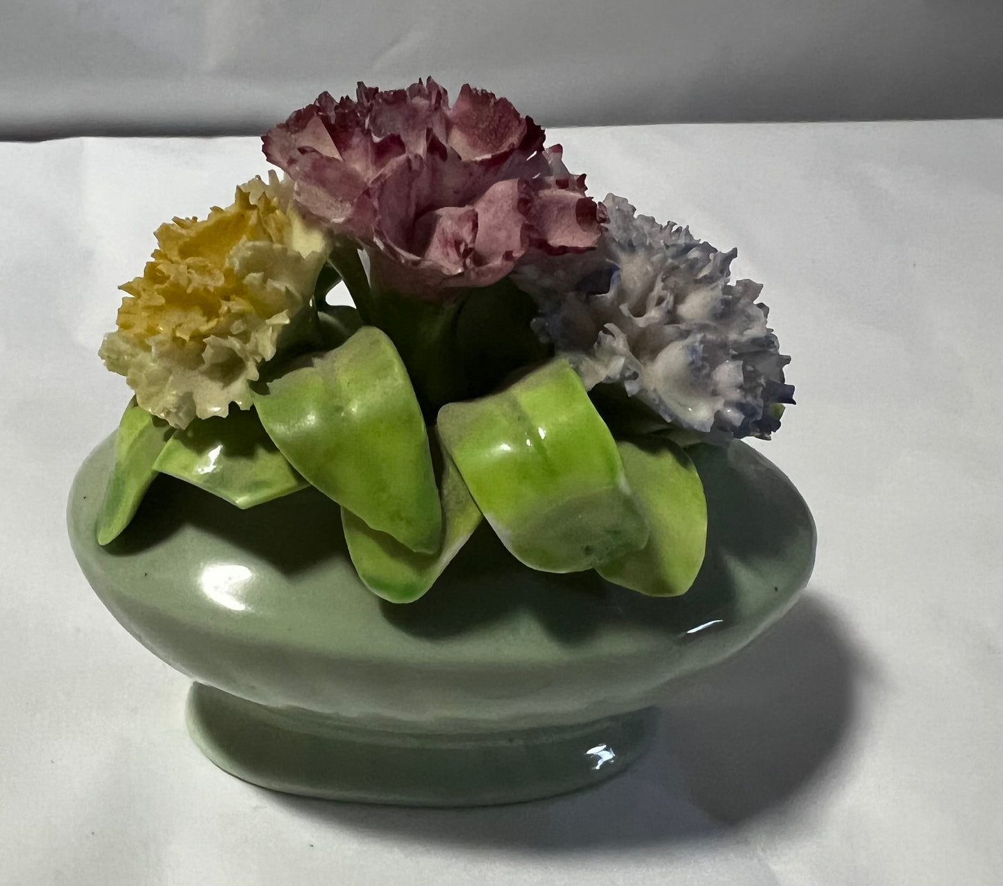 Staffordshire England Floral Vintage Statue