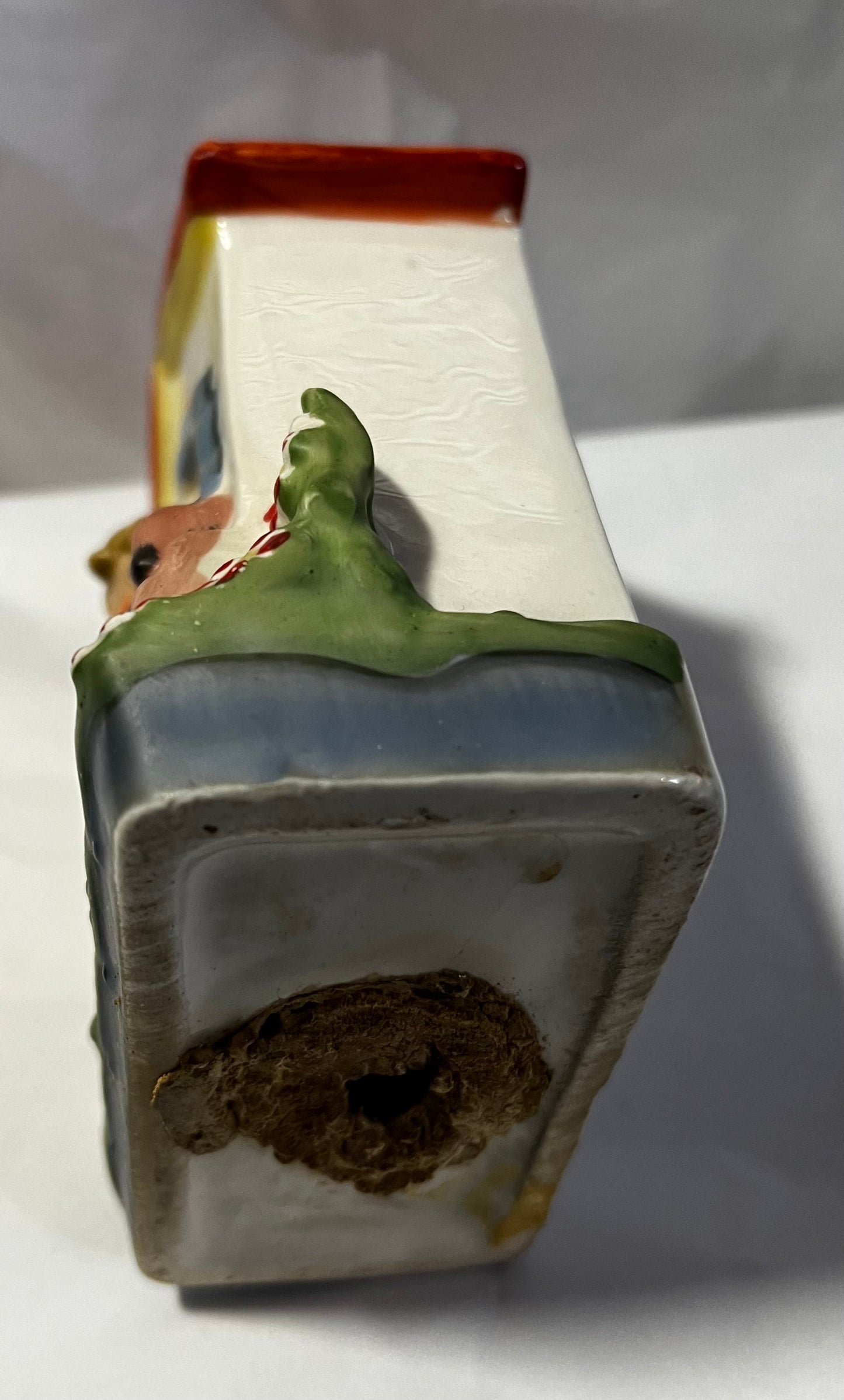 Ceramic "Bank For A Rainy Day" Coin Bank Vintage