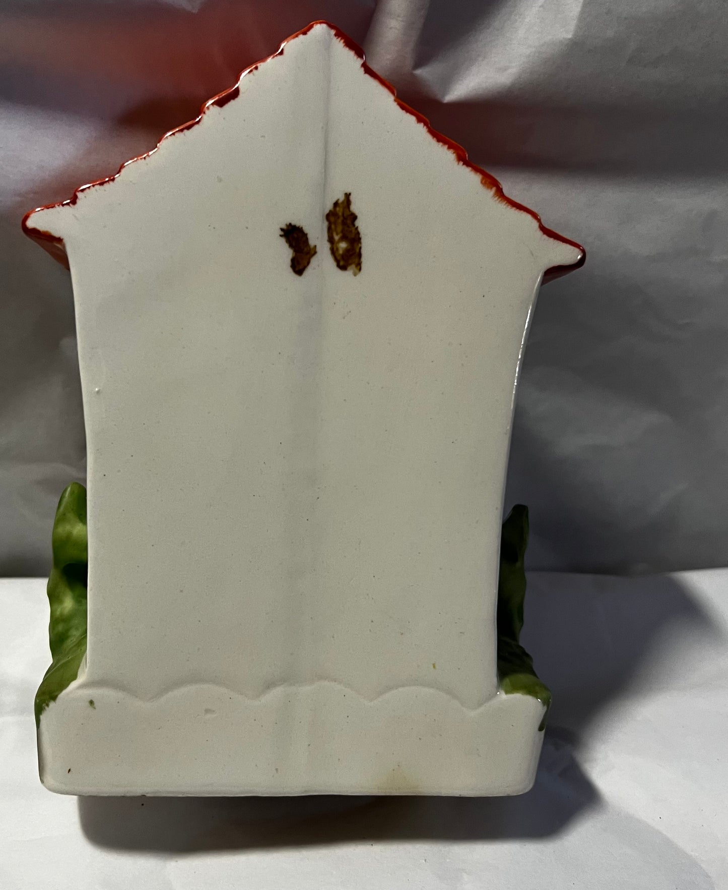 Ceramic "Bank For A Rainy Day" Coin Bank Vintage