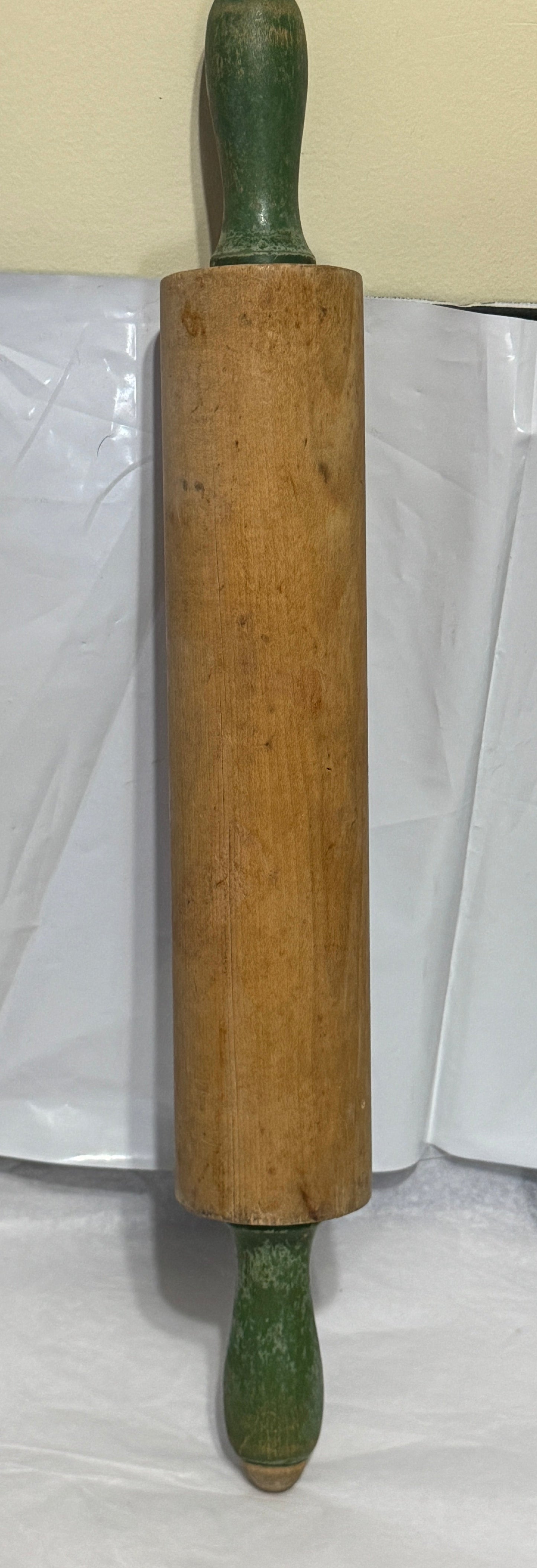 Wooden Rolling Pin 17" - Antique