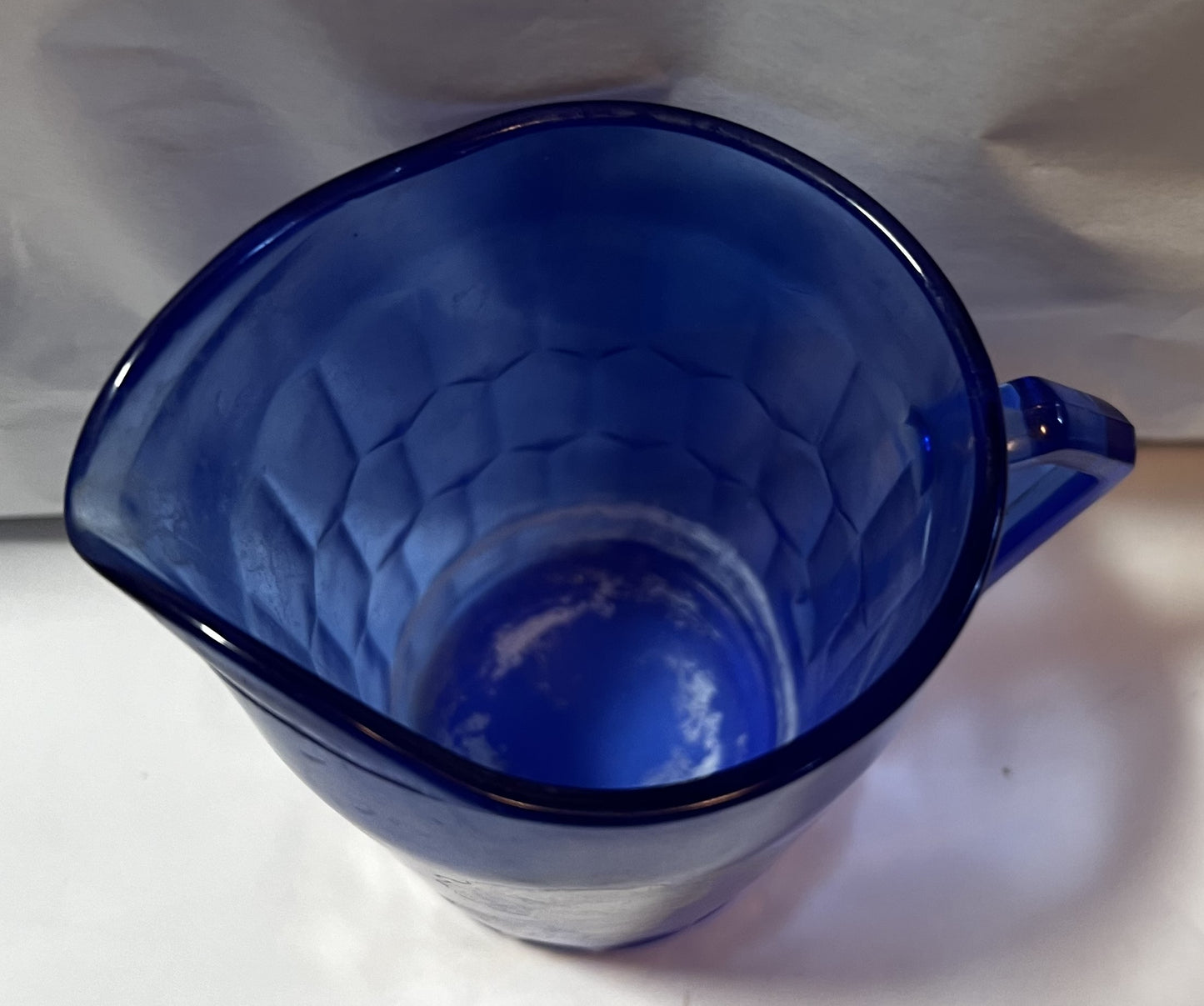 Shirley Temple Cobalt Blue Small Pitcher Creamer 1930s
