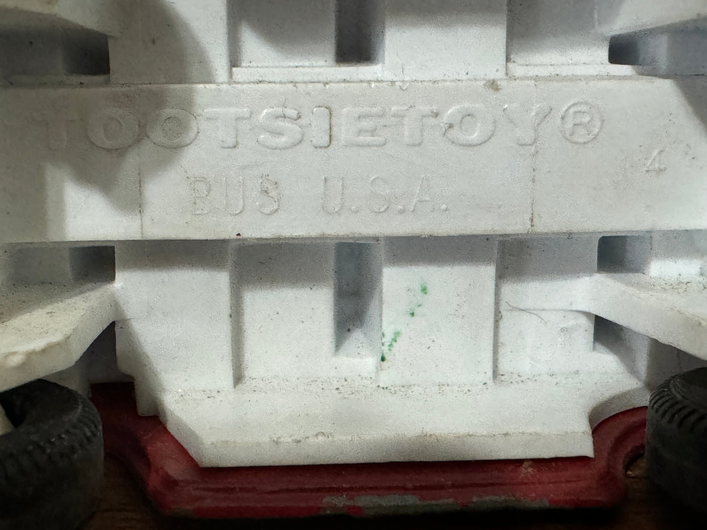 Tootsietoy Red Diecast Bus Van 4" USA Vintage