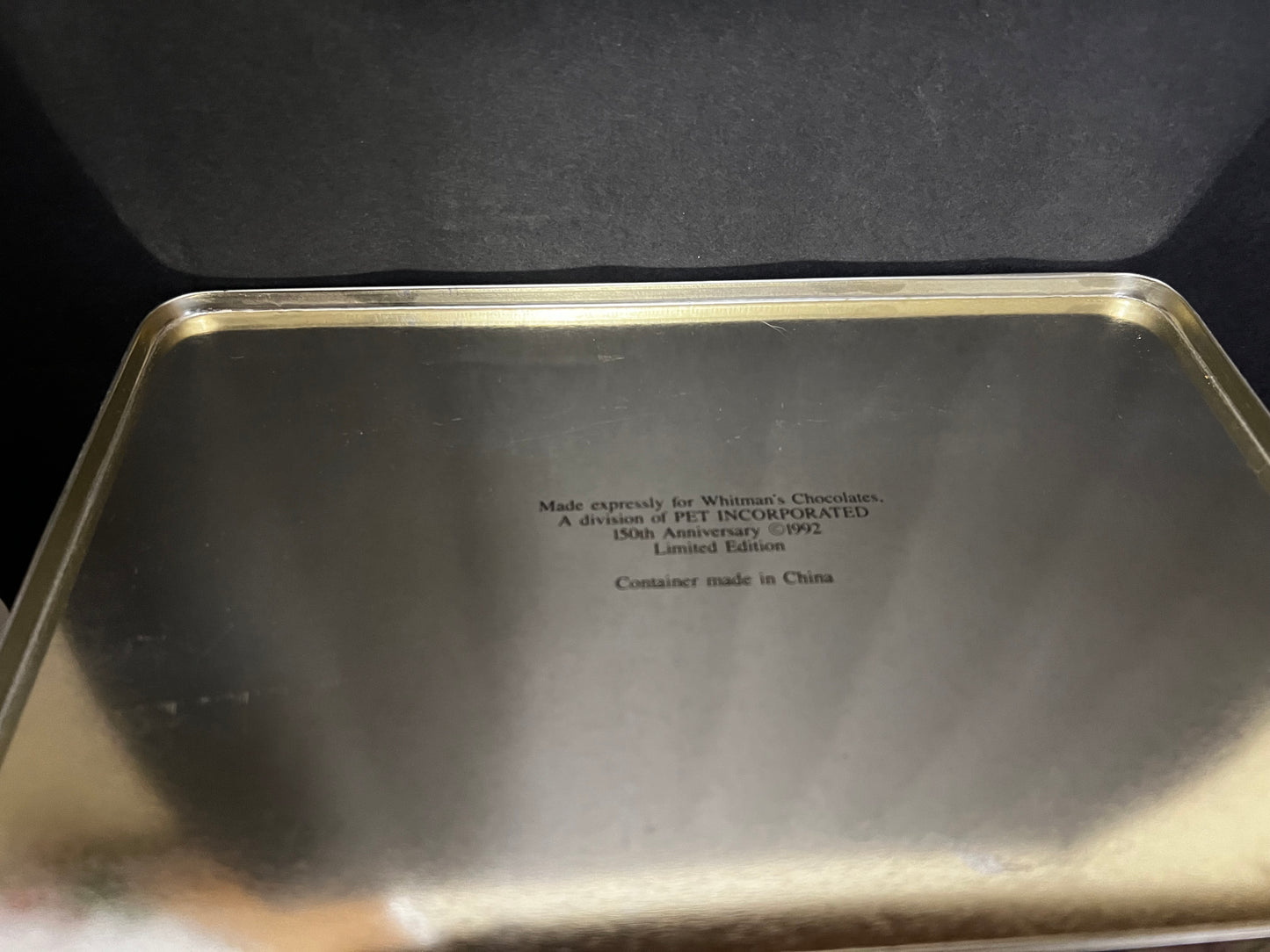 Whitman's Chocolates 150th Anniversary Tin Candy Box Limited Edition