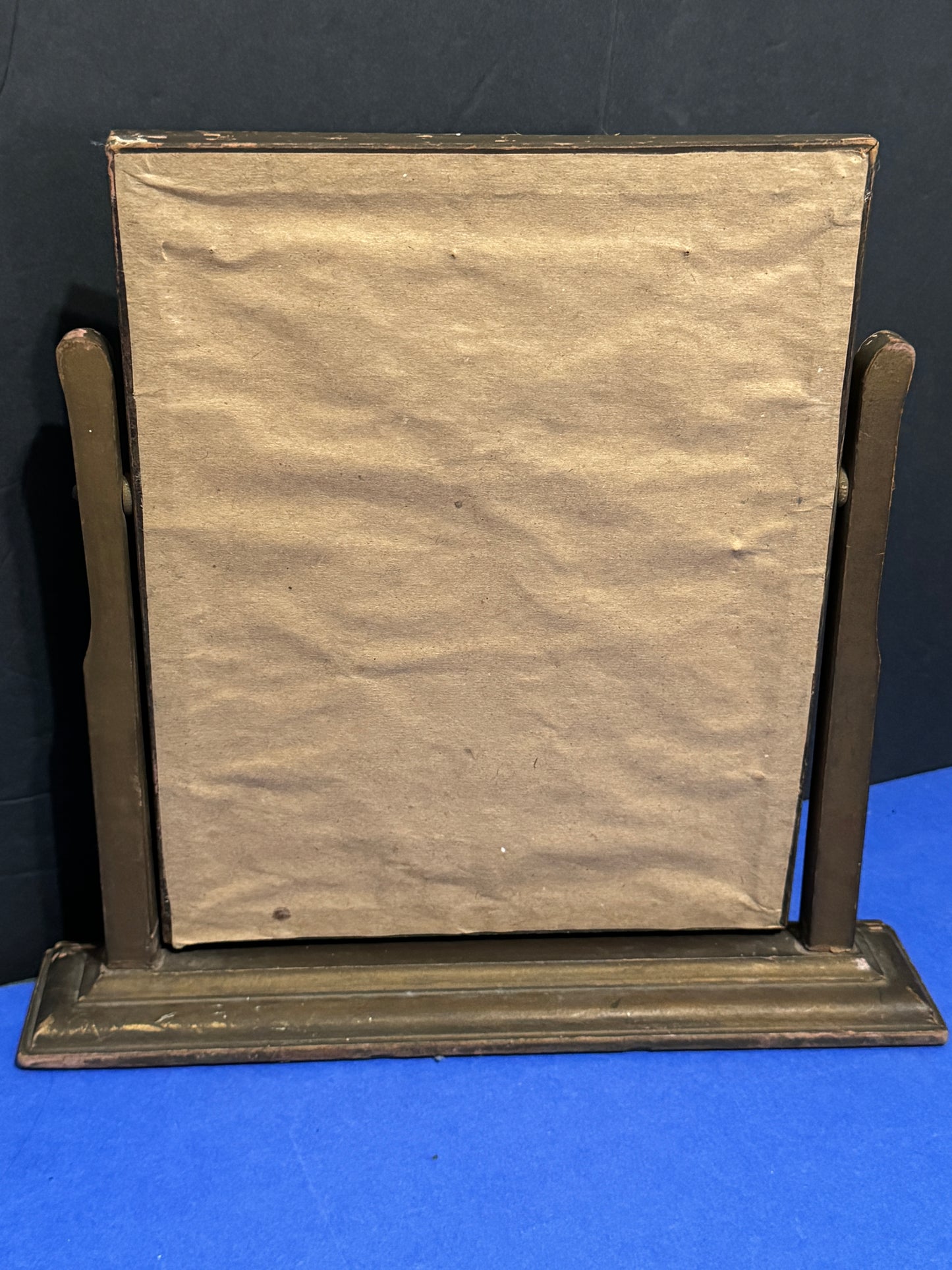Woman pictured in a Wooden Swinging Picture Frame. 1940s or older - Antique