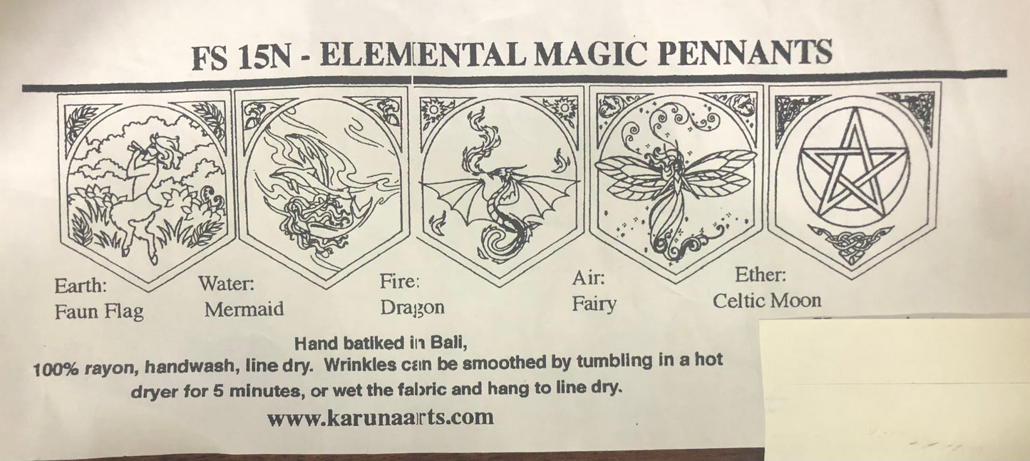 Elemental Magic Flag String
