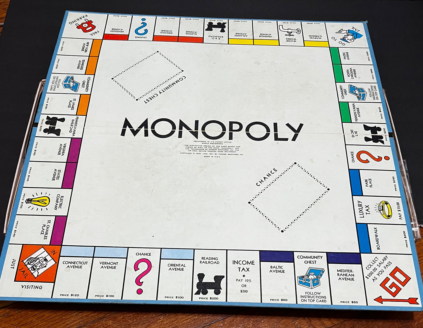 Monopoly Game - 1961 Vintage