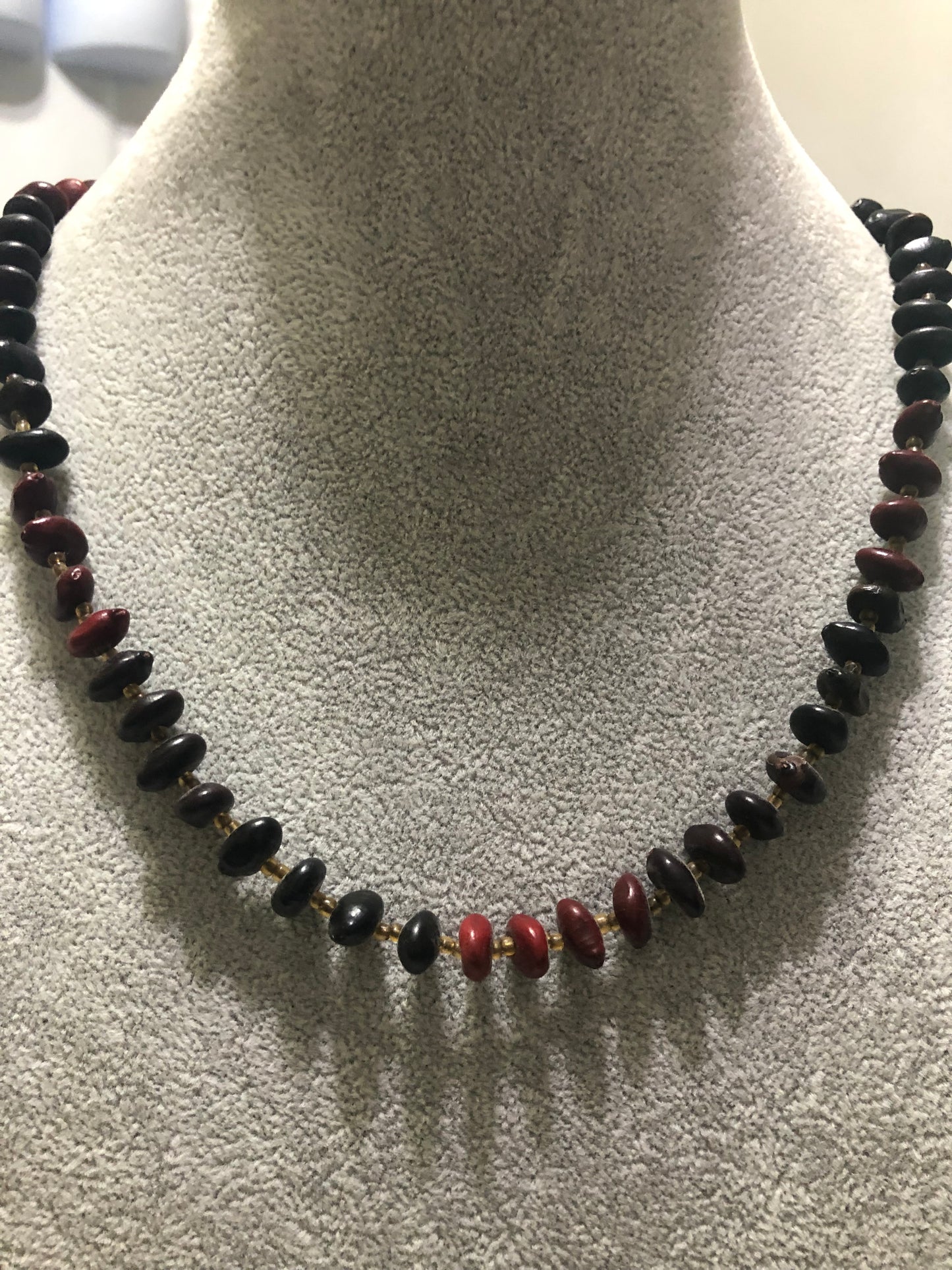 Red Jasper Stone - 30" Necklace