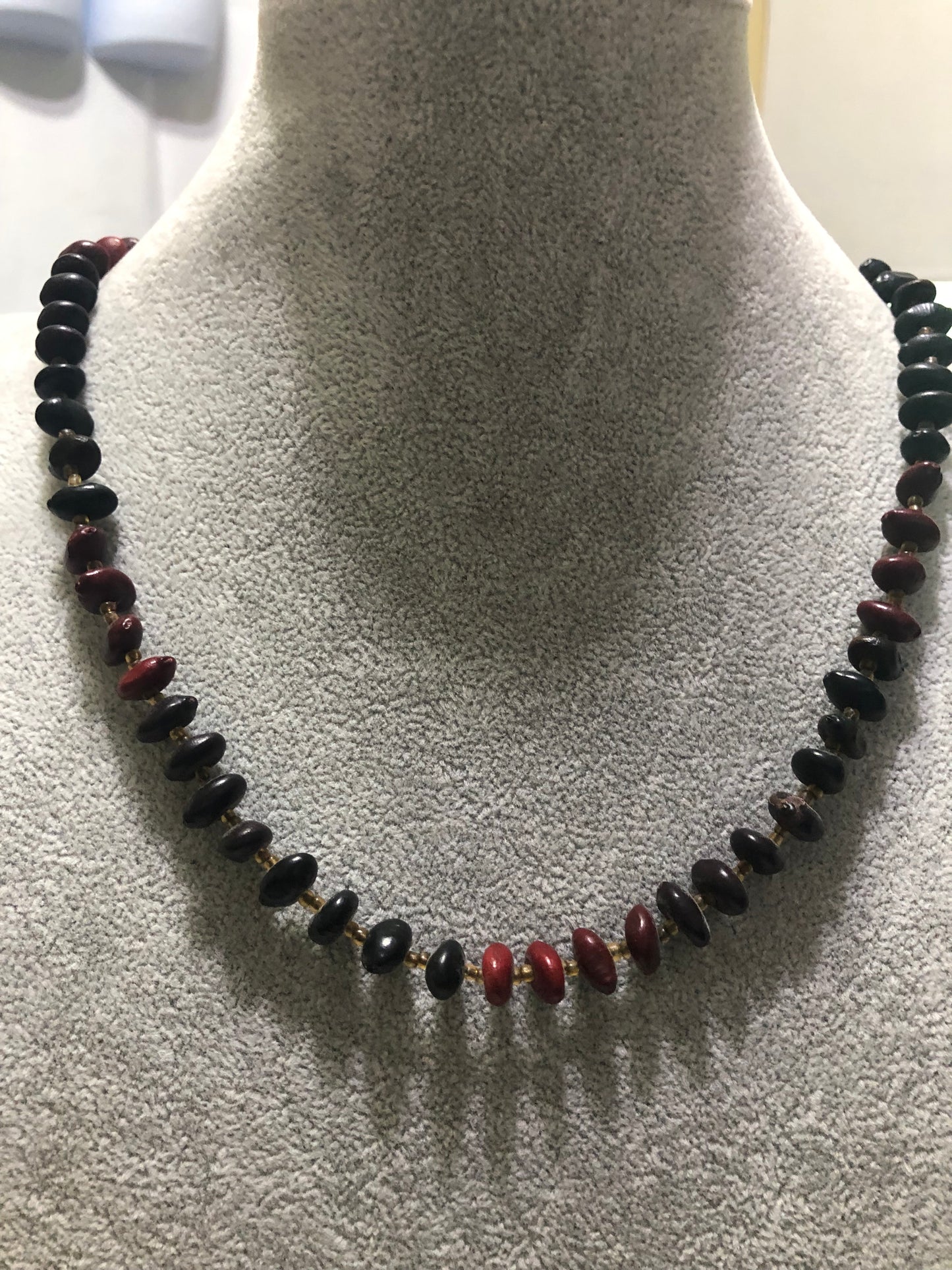 Red Jasper Stone - 30" Necklace