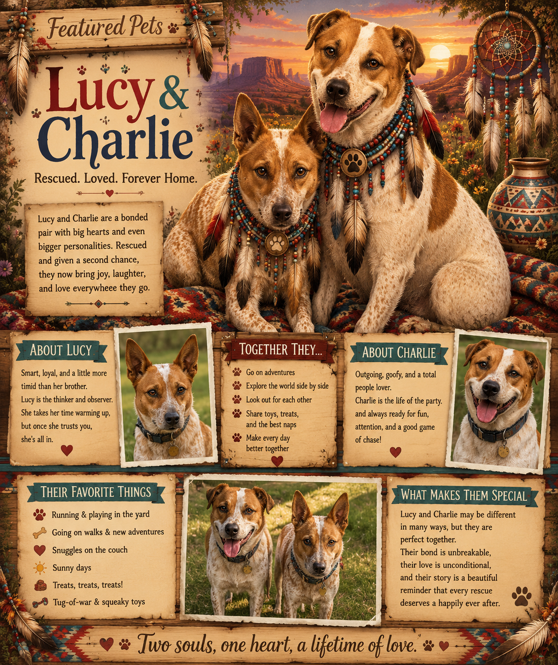 Charlie and Lucy - Kindred Hearts of the Open Trail