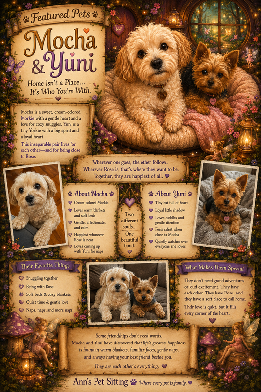 Yuni and Mocha - The Tiny Team with the Biggest Hearts