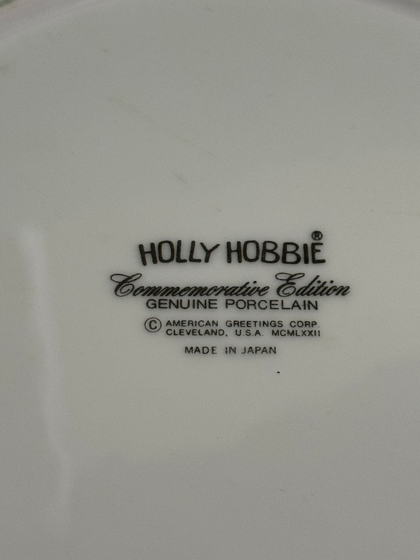 Holly Hobbie 1973 Mother's Day Plate - Vintage