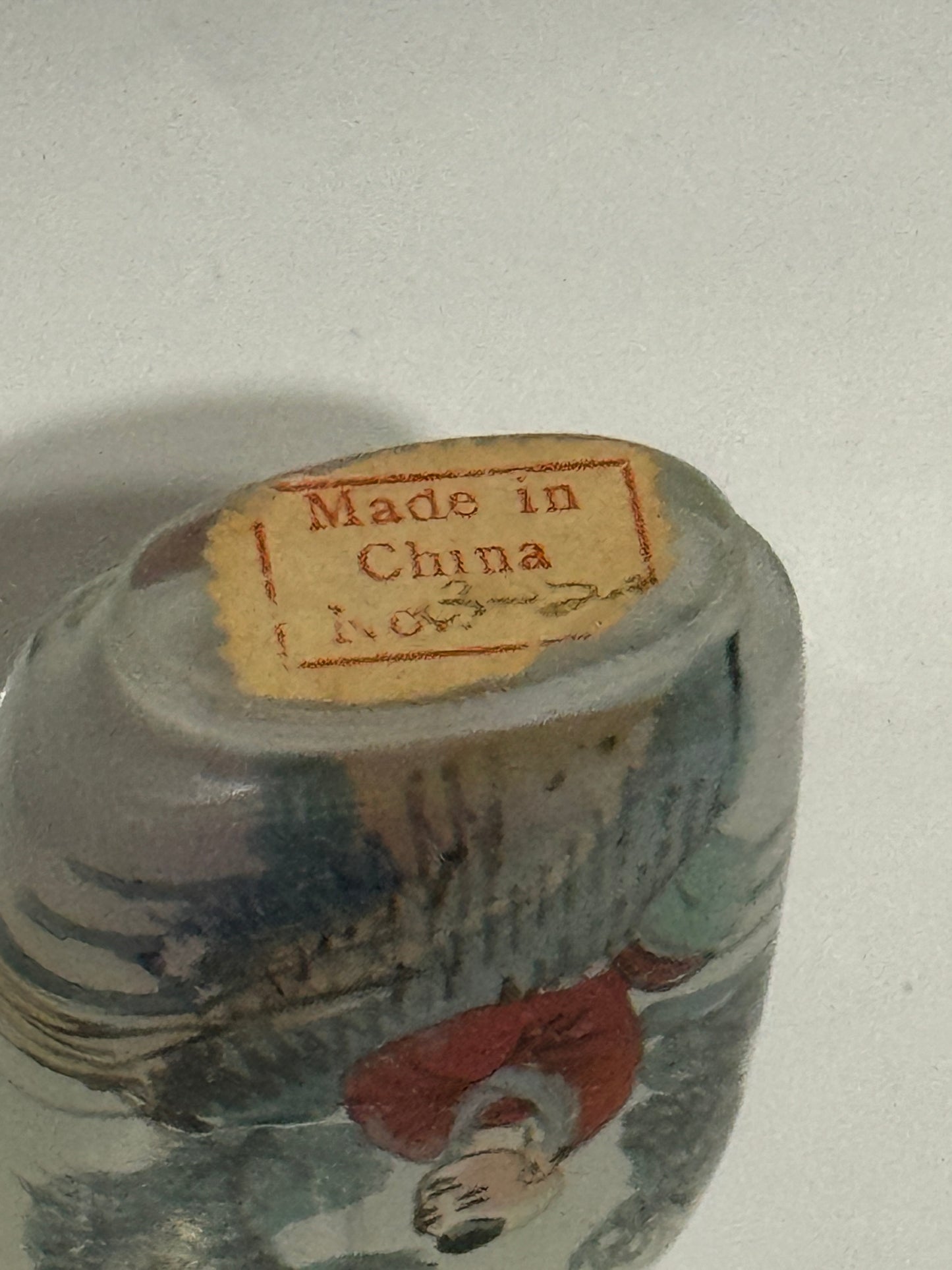 Chinese Reverse Painted Glass - Vintage