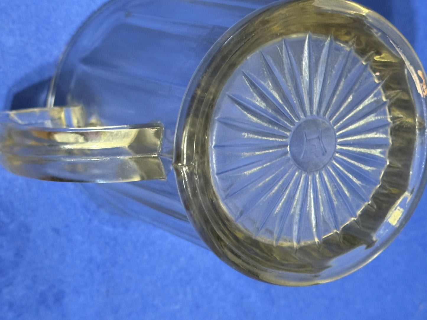 Colonial Style Panels Clear Glass Creamer Anchor Hocking - VINTAGE