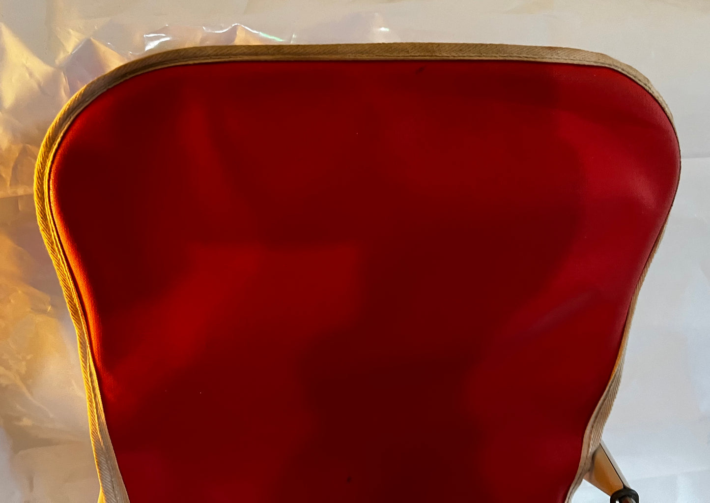 Cosco Metal Jumper Bouncer Chair MCM Mid Century - Red Vintage 1950's
