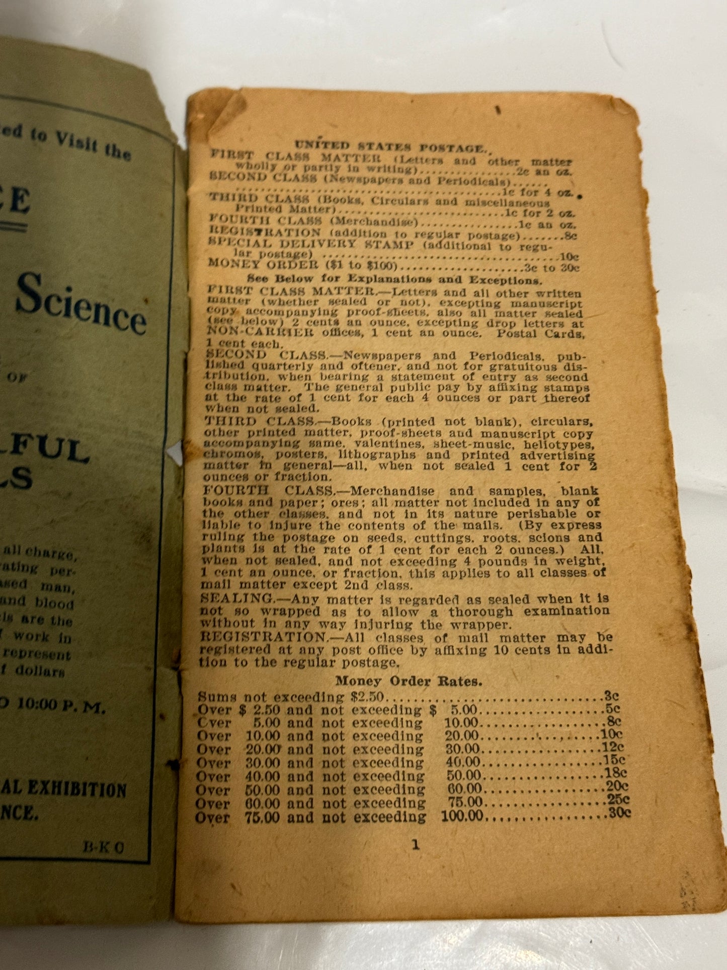 Diary and Memorandum Book - 1911 Vintage