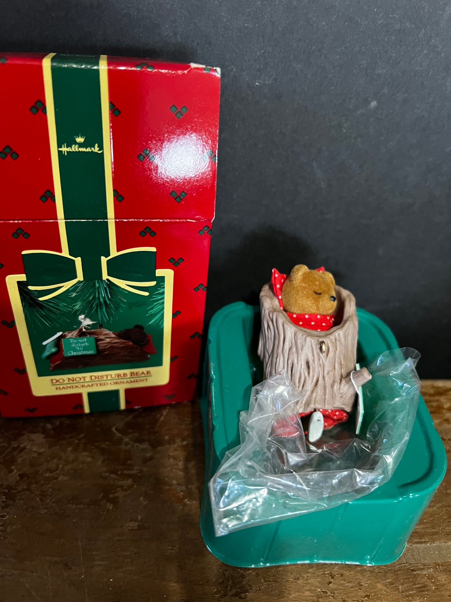 Do Not Disturb Bear Vintage 1985 Hallmark Keepsake Christmas Ornament