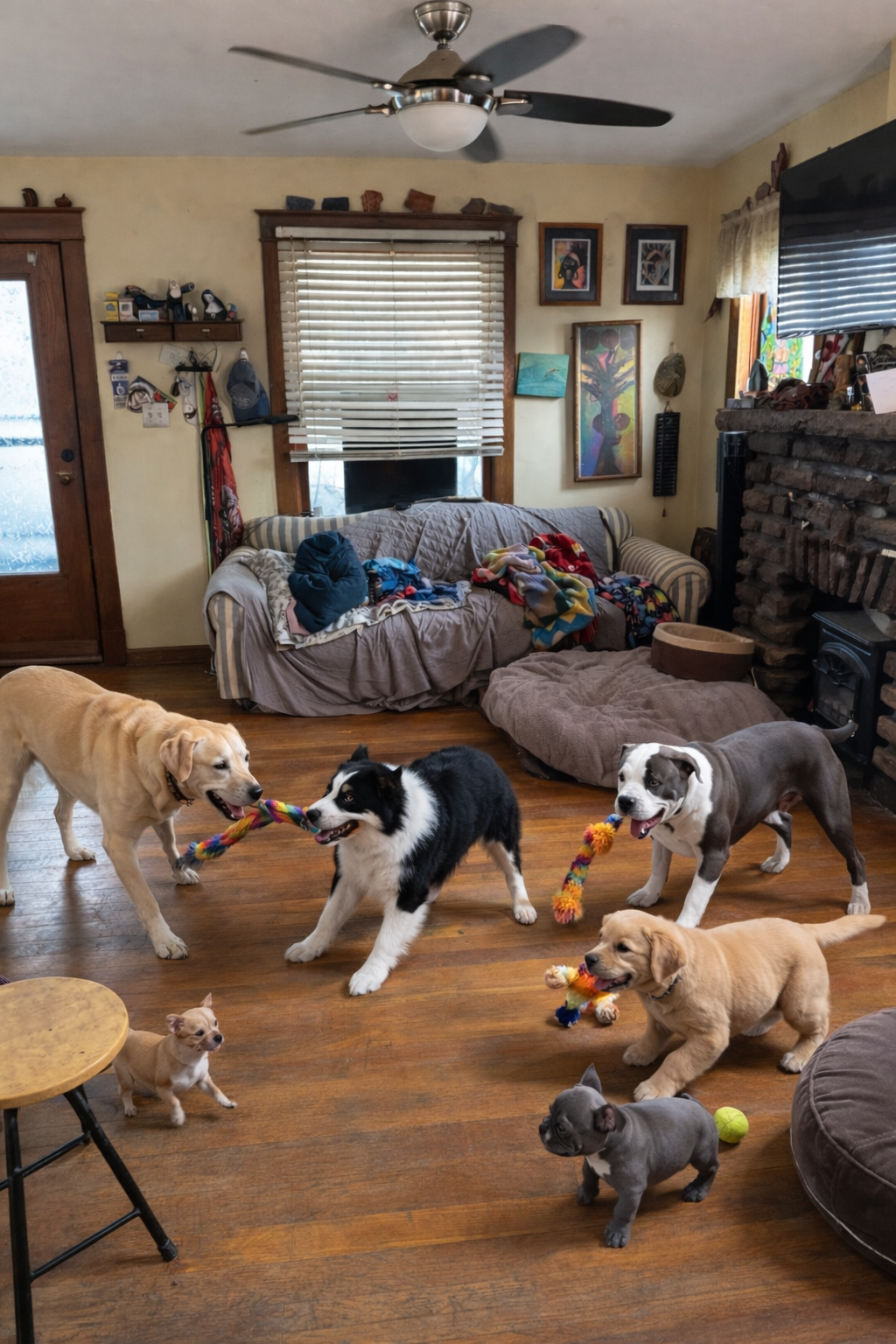 🐶 1/2-Day Doggie Daycare