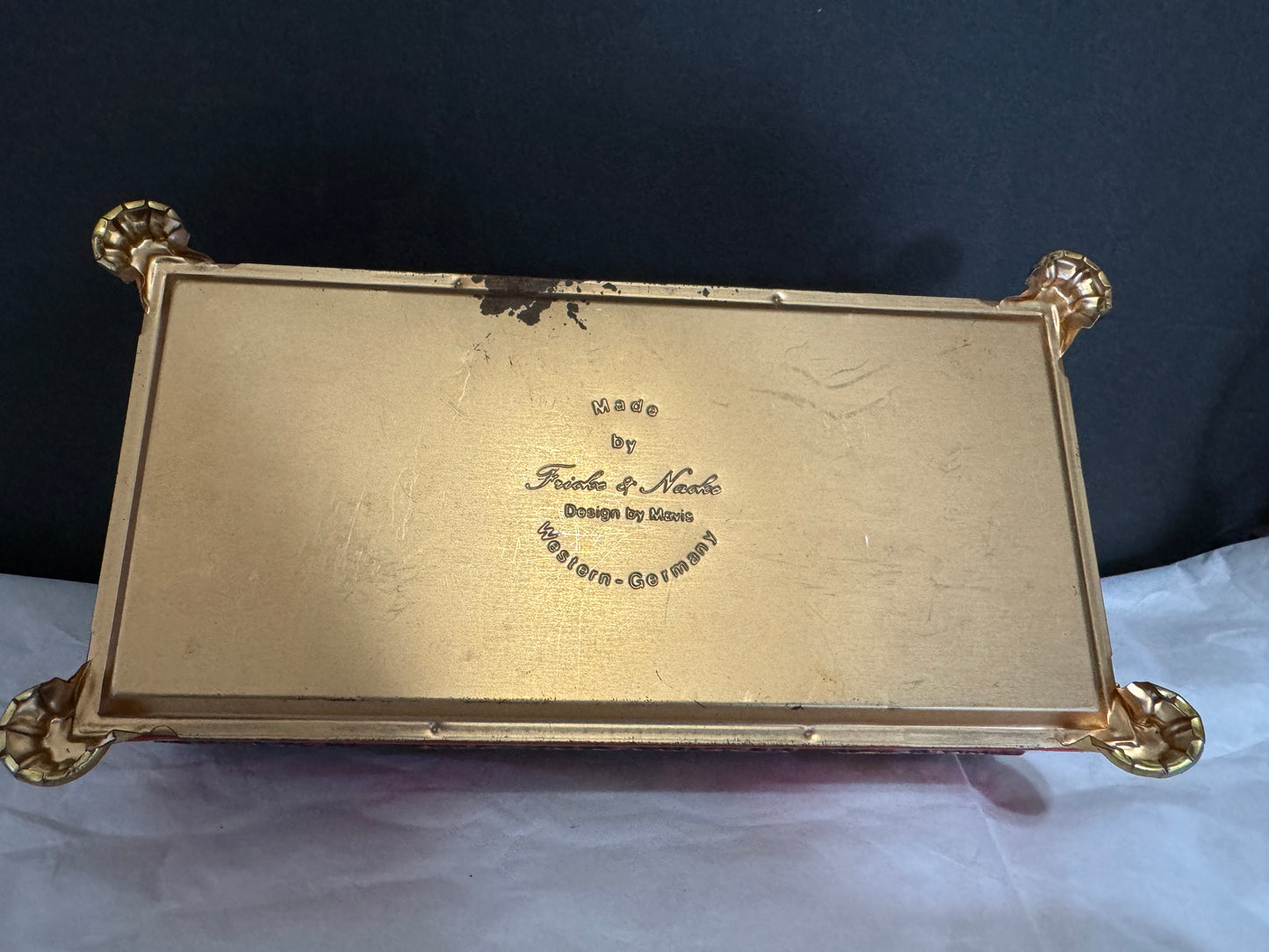 Fricke & Nacke Tin Footed Arch Bridge VINTAGE