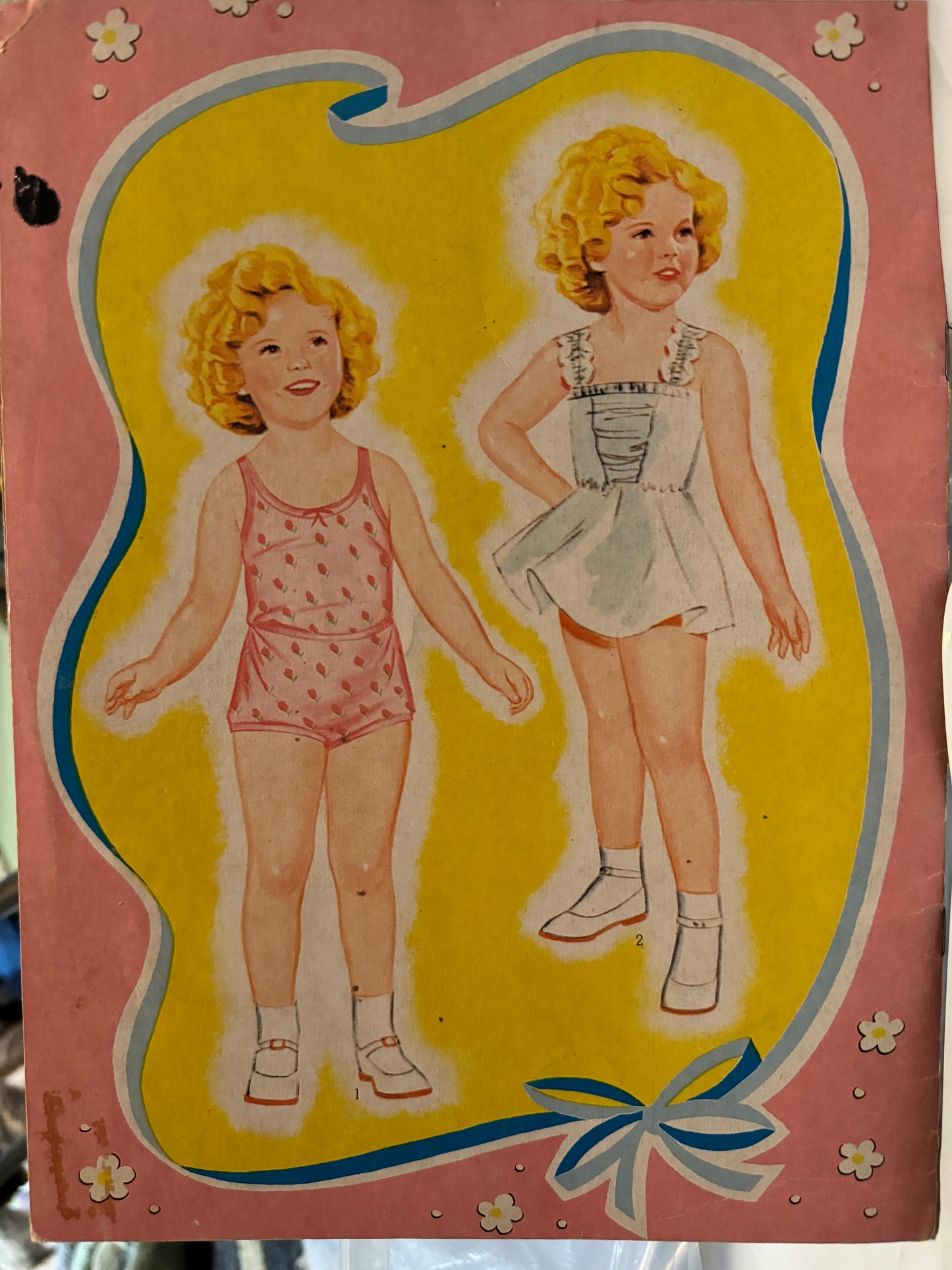 Shirley Temple Paper Dolls & Dresses,  #1727 Vintage