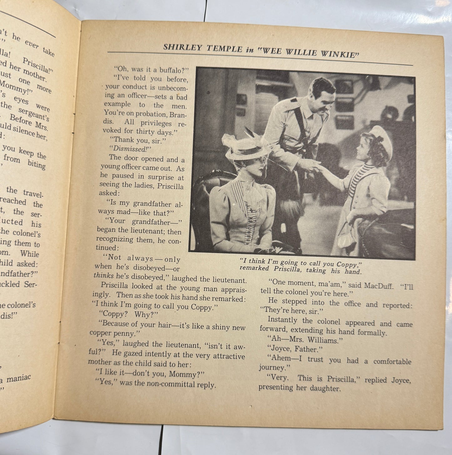 Shirley Temple in Wee Willie Winkie 1937 Vintage