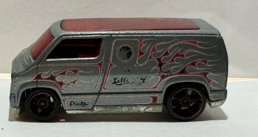 Hot Wheels Mattel 2007 Custom 1977 Dodge Van Diecast Toy Car Truck Rare Vintage