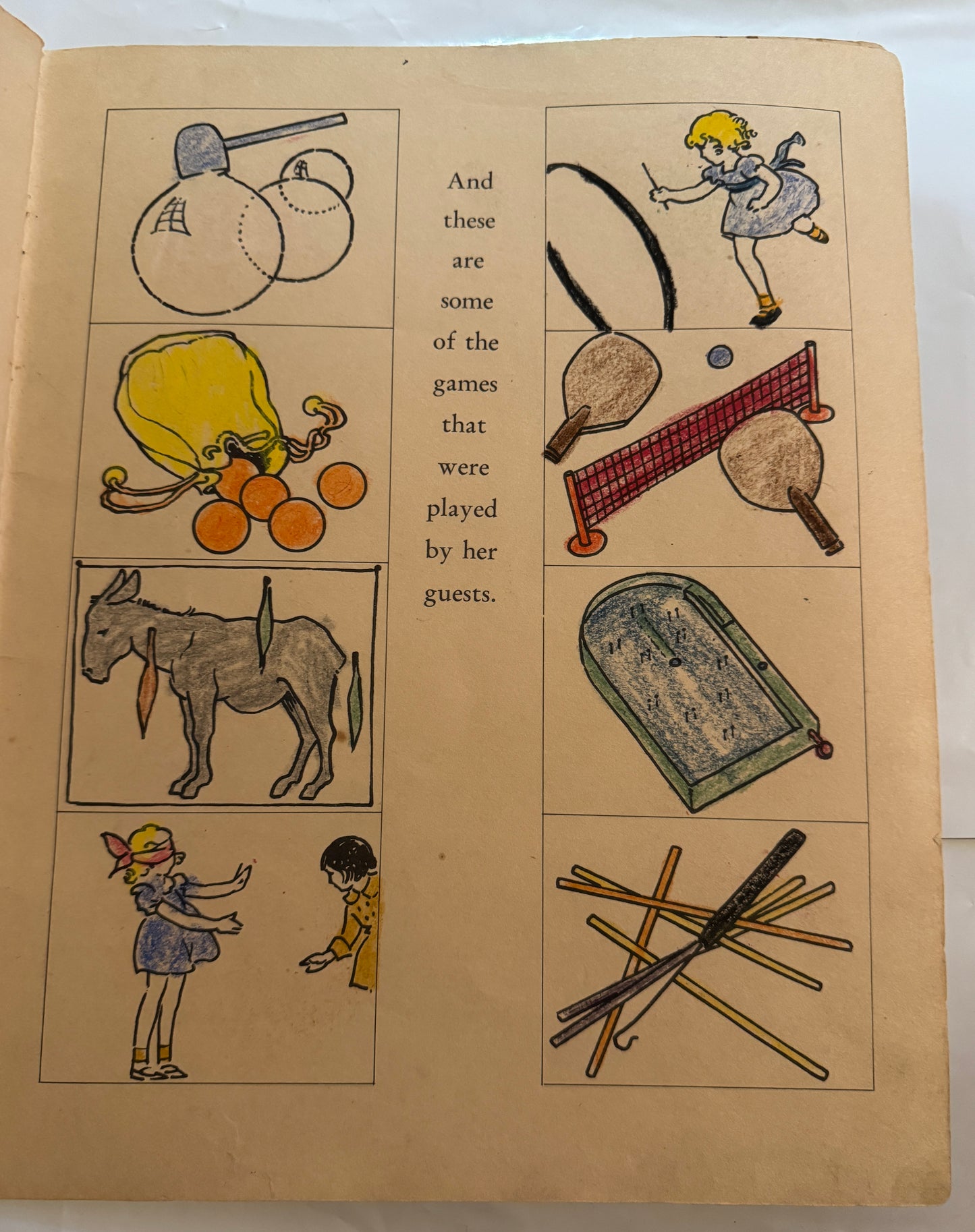 Shirley Temple Coloring Book My Book To Color 1937 Vintage