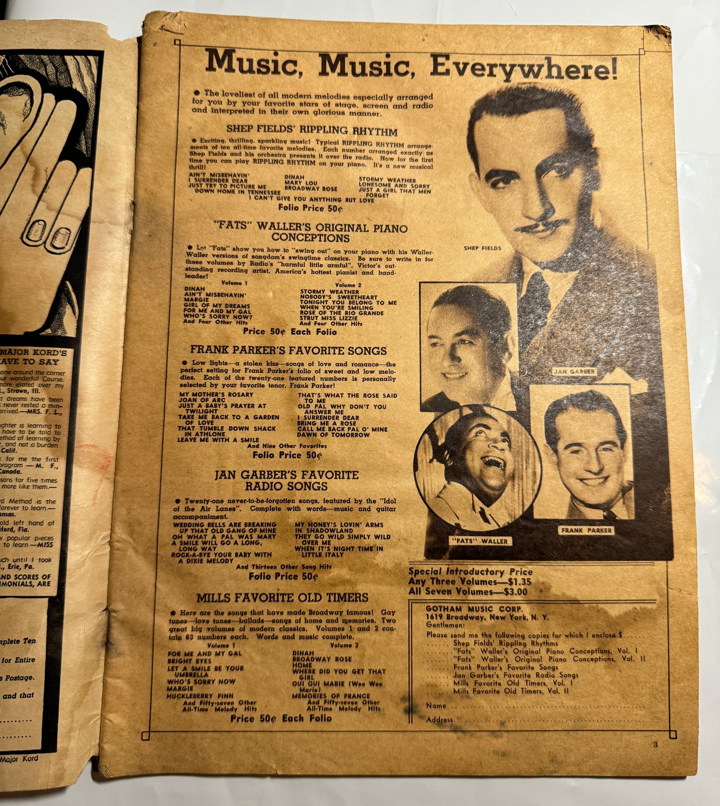 Shirley Temple Song Hits Magazine Aug 1937 Vintage