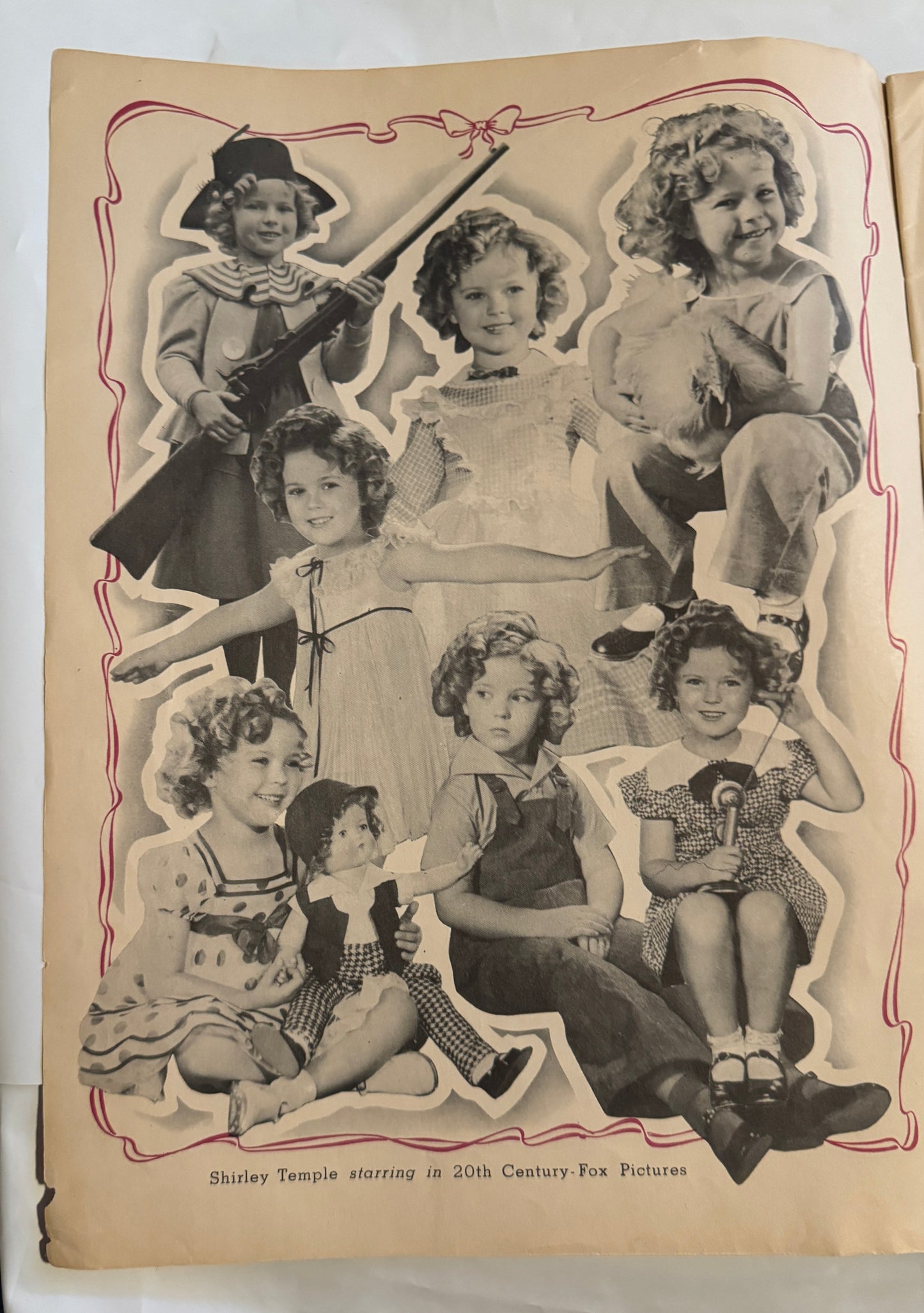 Shirley Temple Song Album 1935 Illustrated Vintage