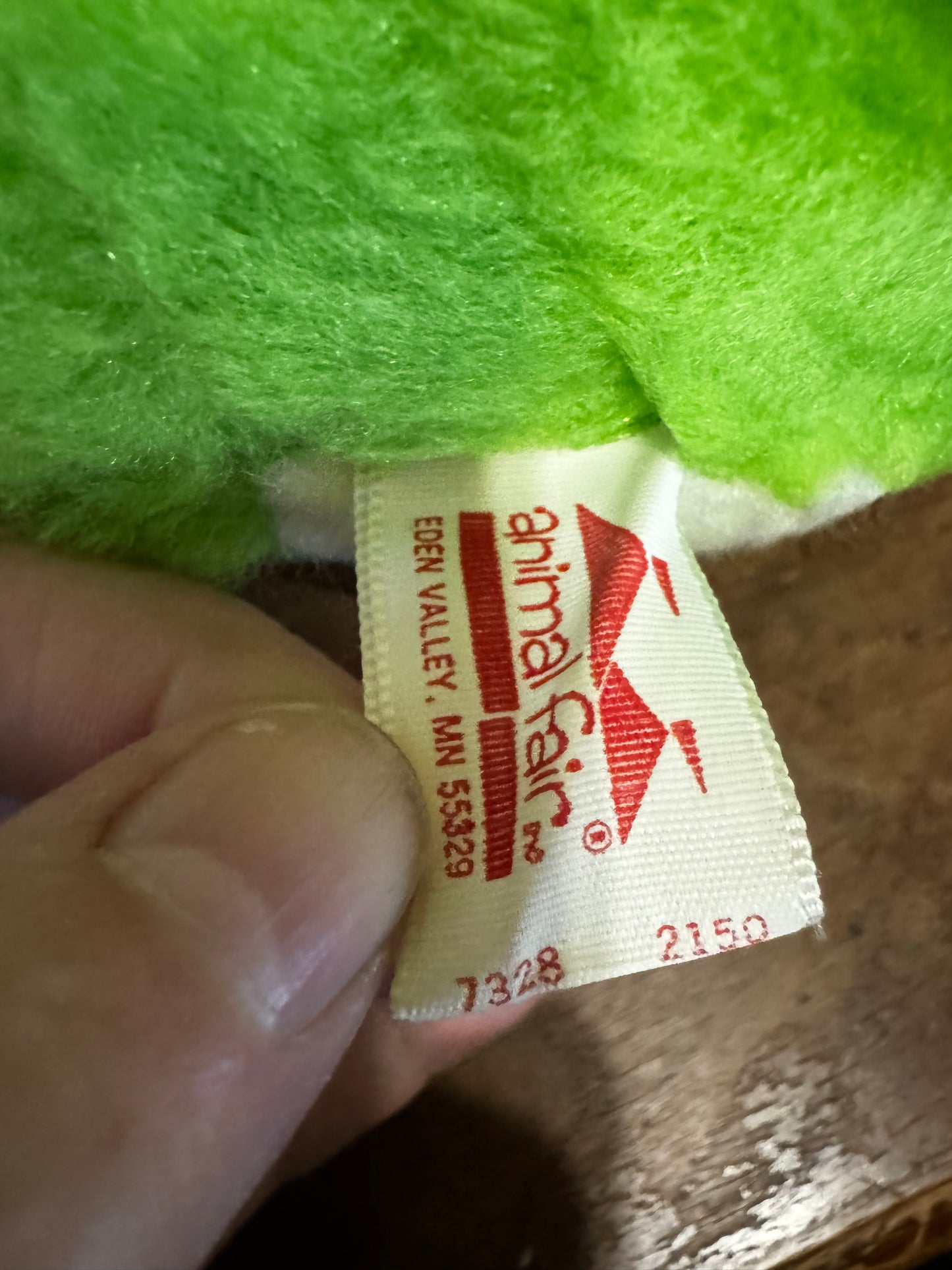 Green Alligator Crocodile, 9" Vintage NEW